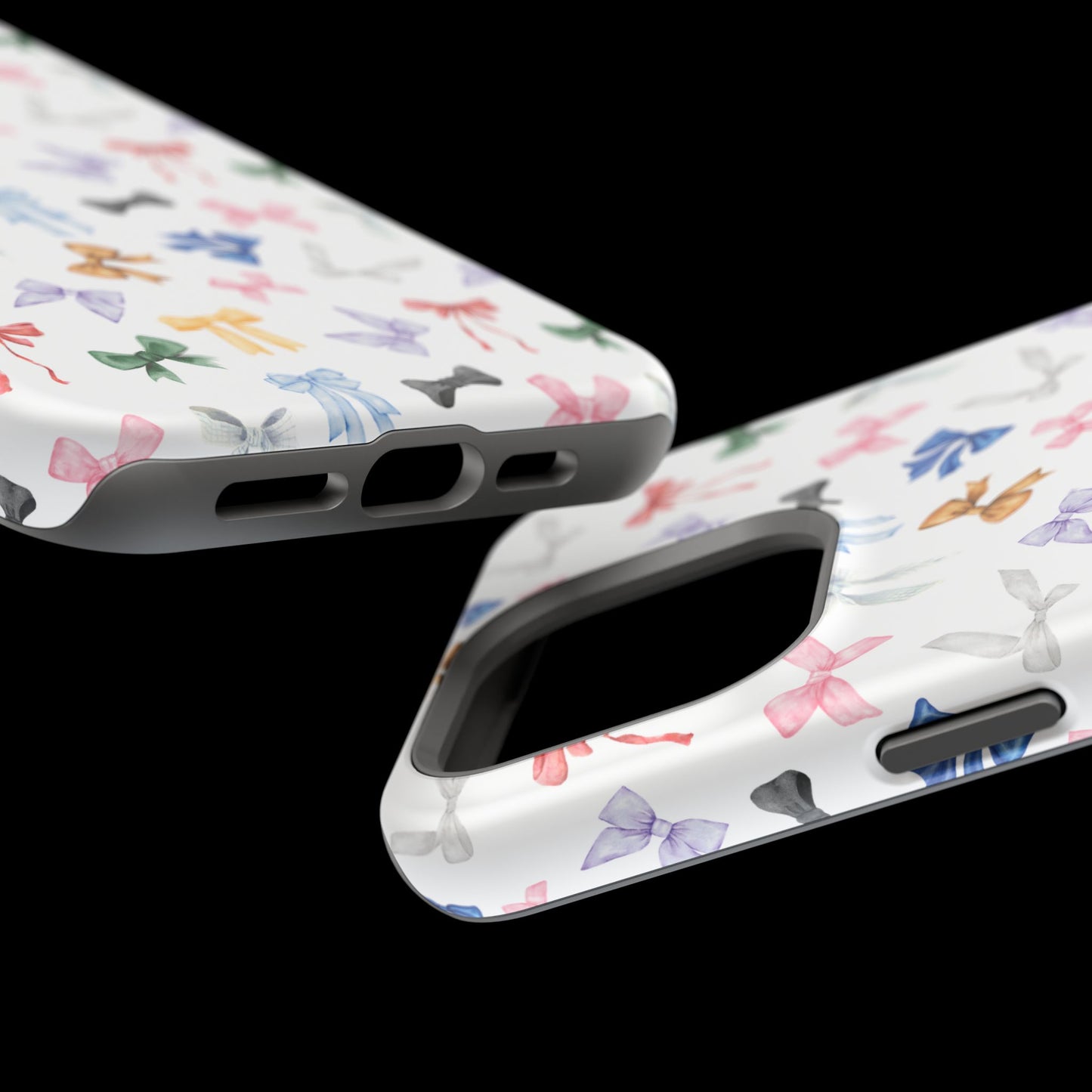 Eras Tour Inspired Bow Pattern iPhone Case, Magnetic Phone Case, Protective Phone Cover, Gift for Her, Tech Accessory