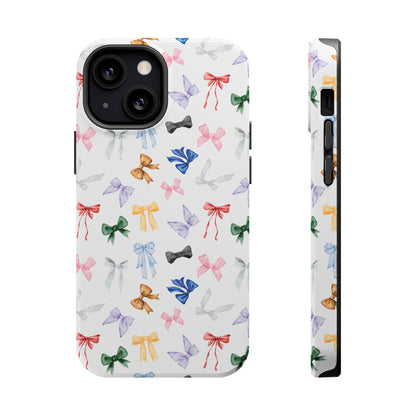 Eras Tour Inspired Bow Pattern iPhone Case, Magnetic Phone Case, Protective Phone Cover, Gift for Her, Tech Accessory