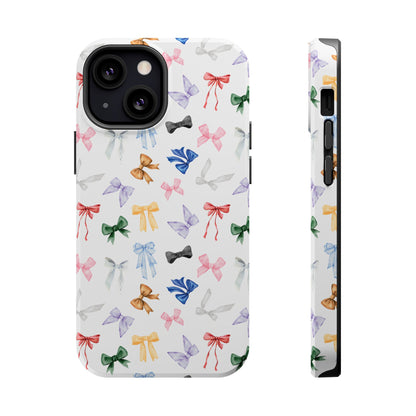 Eras Tour Inspired Bow Pattern iPhone Case, Magnetic Phone Case, Protective Phone Cover, Gift for Her, Tech Accessory