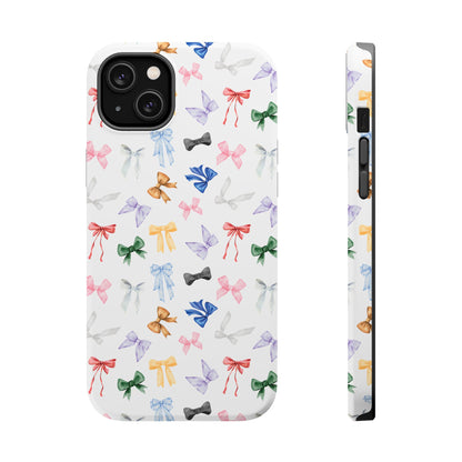 Eras Tour Inspired Bow Pattern iPhone Case, Magnetic Phone Case, Protective Phone Cover, Gift for Her, Tech Accessory