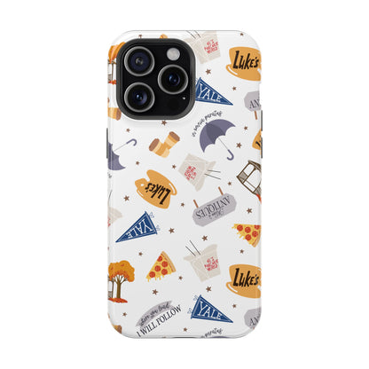 Gilmore Girls Inspired iPhone Case, Magnetic Tough Cases, iPhone Cover, TV Show Fan Gift, Stars Hollow, Protective Shell