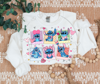 Valentine’s Day Crewneck | Cute & Cozy Alien-Inspired Design | Fun + Playful Sweatshirt for Cute Alien Lovers