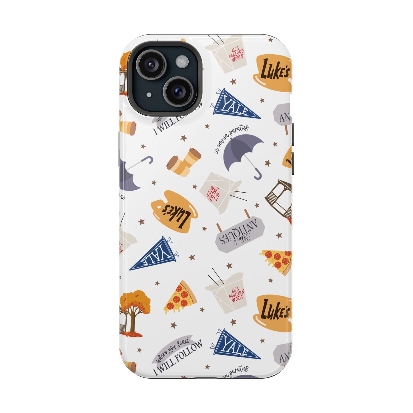 Gilmore Girls Inspired iPhone Case, Magnetic Tough Cases, iPhone Cover, TV Show Fan Gift, Stars Hollow, Protective Shell