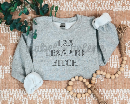 123 Lexapro Sweatshirt | Swiftie Themed Mental Health Shirt | Taylor Inspired